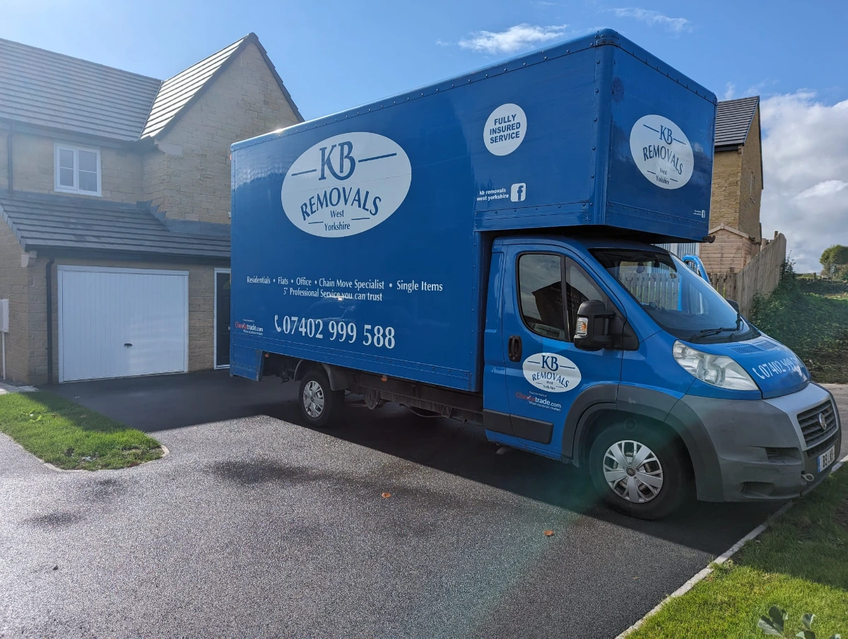 KB Removals van West Yorkshire